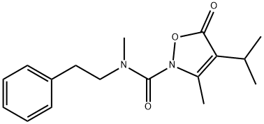 2(5H)-Isoxazolecarboxamide,  N,3-dimethyl-4-(1-methylethyl)-5-oxo-N-(2-phenylethyl)-|