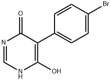 4(1H)-PyriMidinone, 5-(4-broMophenyl)-6-hydroxy-|5-(4-溴苯基)-6-羟基嘧啶-4(1H)-酮