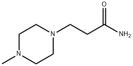 1-Piperazinepropanamide,4-methyl-(9CI) Struktur