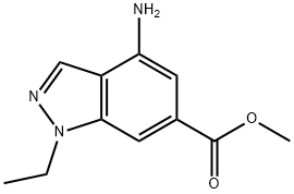 706818-92-0 1H-Indazole-6-carboxylicacid,4-amino-1-ethyl-,methylester(9CI)