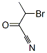 Butanenitrile,  3-bromo-2-oxo- 化学構造式