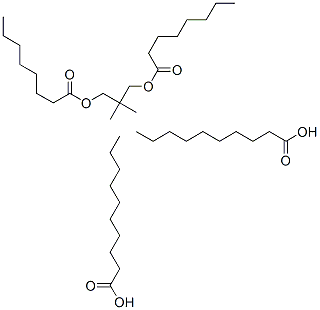Neopentyl glycol dicaprylate/dicaprate Struktur