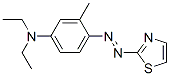 N,N-Diethyl-3-methyl-4-[(2-thiazolyl)azo]benzenamine Struktur