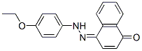 (4Z)-4-[(4-ethoxyphenyl)hydrazinylidene]naphthalen-1-one 化学構造式