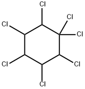 1,1,2,3,4,5,6-heptachlorocyclohexane, 707-55-1, 结构式