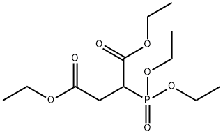 diethyl 2-diethoxyphosphorylbutanedioate, 7071-15-0, 结构式