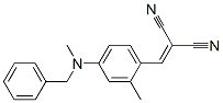 2-[[2-Methyl-4-[methyl(phenylmethyl)amino]phenyl]methylene]propanedinitrile 结构式