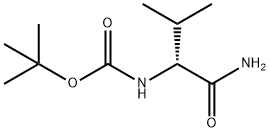 N-叔丁氧羰基-D-缬氨酰胺,70717-76-9,结构式