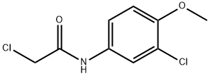 2-氯-N-(3-氯-4-甲氧基-苯基)乙酰胺,7072-94-8,结构式