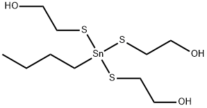 2,2',2''-[(butylstannylidyne)tris(thio)]triethanol Structure