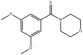 Morpholine, 1-(3,5-dimethoxythiobenzoyl)- 结构式