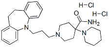 7075-08-3 1'-[3-(10,11-dihydro-5H-dibenz(b,f)azepin-5-yl)propyl][1,4'-bipiperidine]-4'-carboxamide dihydrochloride