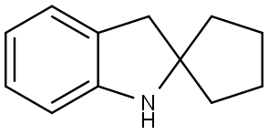 螺[环戊烷-1,2-二氢吲哚,7075-78-7,结构式