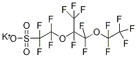 全氟-4-甲基-3,6-二氧杂辛烷-1-磺酸钾, 70755-50-9, 结构式