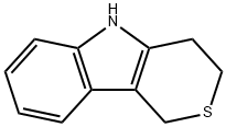 1,3,4,5-四氢硫代吡喃并[4,3-B]吲哚, 7076-17-7, 结构式