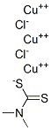 Tricopper dichloride dimethyldithiocarbamate Structure