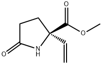 Proline, 2-ethenyl-5-oxo-, methyl ester (9CI) 化学構造式