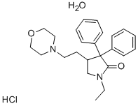 Doxapram hydrochloride monohydrate Struktur