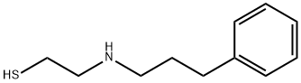 2-[(3-Phenylpropyl)amino]ethanethiol Structure