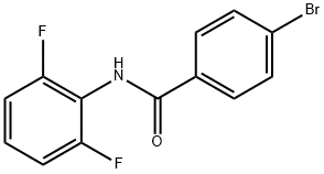 4-bromo-N-(2,6-difluorophenyl)benzamide Structure
