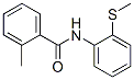 Benzamide, 2-methyl-N-[2-(methylthio)phenyl]- (9CI) 化学構造式