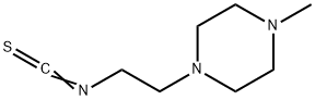 Piperazine, 1-(2-isothiocyanatoethyl)-4-methyl- (9CI) Structure