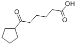 Cyclopentanehexanoic acid, -oxo- (9CI) Structure