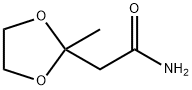 2-Methyl-1,3-dioxolane-2-acetaMide Structure