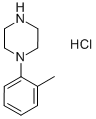 1-(O-トリル)ピペラジン二塩酸塩 化学構造式