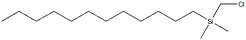 CHLOROMETHYLDODECYLDIMETHYLSILANE Struktur