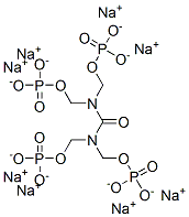 [(Carbonylbisnitrilo)tetrakis(methyleneoxy)]tetraphosphonic acid octasodium salt,70851-56-8,结构式