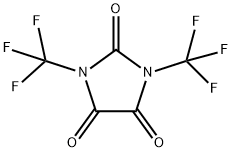 1,3-Bis(trifluoromethyl)imidazolidinetrione Structure