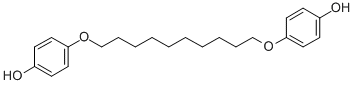 4,4'-(1,10-癸二氧基)二苯酚,70856-53-0,结构式