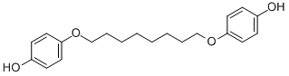 4,4'-(1,8-octodioxy)diphenol Struktur