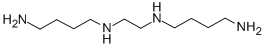 N,N'-BIS(4-AMINOBUTYL)-1,2-ETHANEDIAMINE 化学構造式
