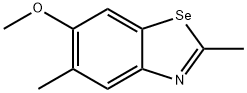 2,5-DIMETHYL-6-METHOXYBENZOSELENAZOLE Struktur