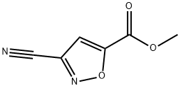 5-Isoxazolecarboxylicacid,3-cyano-,methylester(9CI) 化学構造式