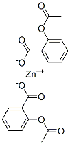 ビス[2-(アセチルオキシ)安息香酸]亜鉛 化学構造式