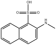 2-(甲基氨基)萘磺酸,7089-63-6,结构式