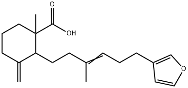 70902-35-1 2-[6-(3-Furyl)-3-methyl-3-hexenyl]-1-methyl-3-methylenecyclohexane-1-carboxylic acid