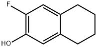 2-Naphthalenol,  3-fluoro-5,6,7,8-tetrahydro- Structure