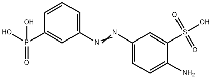 2-Amino-5-[(3-phosphonophenyl)azo]benzenesulfonic acid|