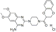 塩酸ドキサゾシン 化学構造式