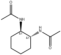 反-N,N'-二乙酰-1,2-环己烷二胺,70924-78-6,结构式