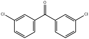 3,3'-ジクロロベンゾフェノン 化学構造式