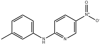 (5-nitro-pyridin-2-yl)-m-tolyl-amine Struktur