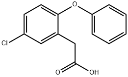 5-Chloro-2-phenoxyphenylacetic acid Structure
