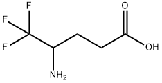 4-AMINO-5,5,5-TRIFLUOROPENTANOIC ACID Struktur