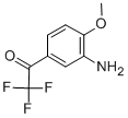 Ethanone, 1-(3-amino-4-methoxyphenyl)-2,2,2-trifluoro- (9CI),709637-13-8,结构式