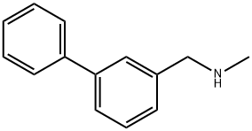 1-(biphenyl-3-yl)-N-methylmethanamine Structure